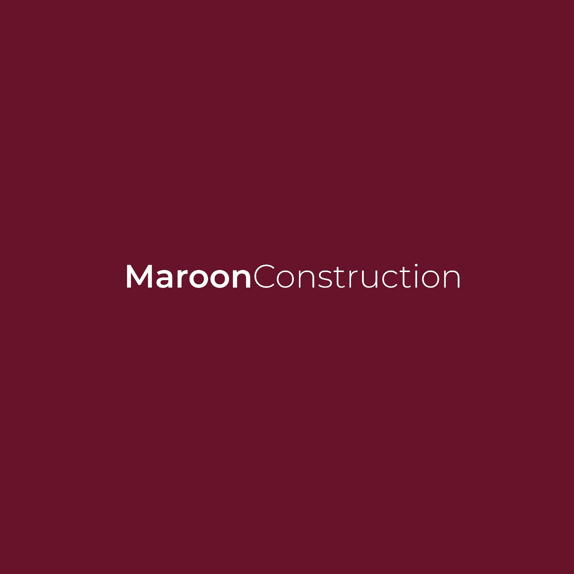 Maroon Construction